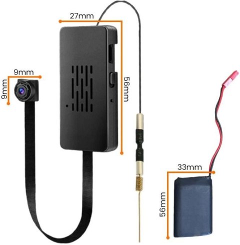 Kamera Orllo C2 Pro ukryta mini szpiegowska Wi-Fi Kamera Orllo C2 Pro ukryta mini szpiegowska Wi-Fi
