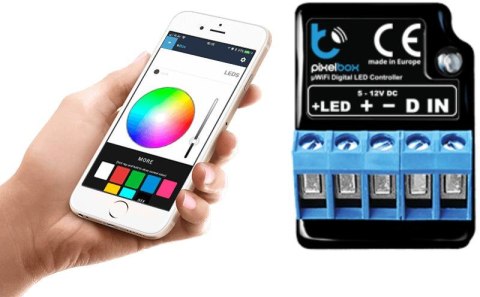 Moduł oświetelniowy LED pixelbox Blebox Moduł oświetelniowy LED pixelbox Blebox