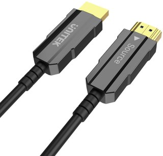 Unitek Kabel optyczny HDMI 2.0 AOC 4K 60Hz 20 m