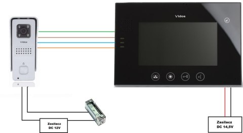 Wideodomofon VIDOS M670B-S2/S50D Wideodomofon VIDOS M670B-S2/S50D