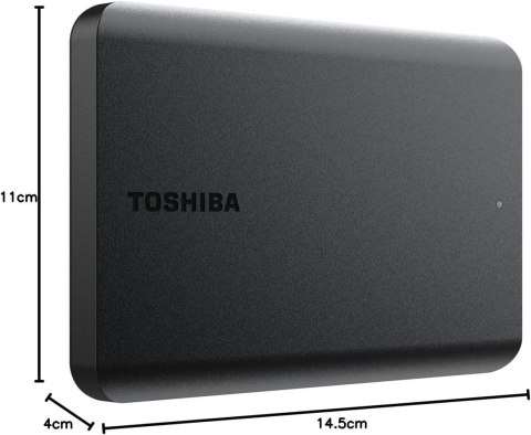 Dysk Zewnętrzny TOSHIBA CANVIO BASICS 2.5inch 2TB External HDD USB 3.2 Gen 1 black Dysk Zewnętrzny TOSHIBA CANVIO BASICS 2.5inch 2TB External HDD USB 3.2 Gen 1 black
