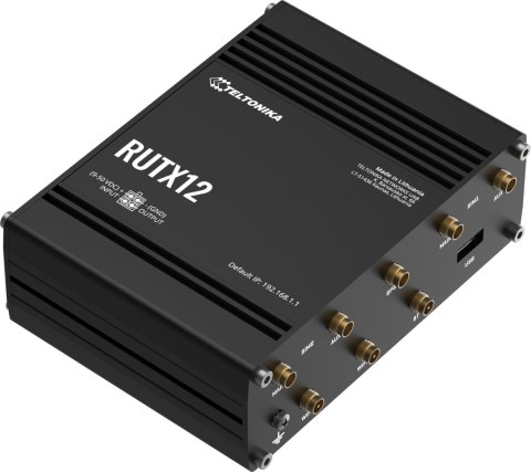 Teltonika RUTX12 router przemysłowy 4G / LTE (RUTX12000000) Teltonika RUTX12 router przemysłowy 4G / LTE (RUTX12000000)