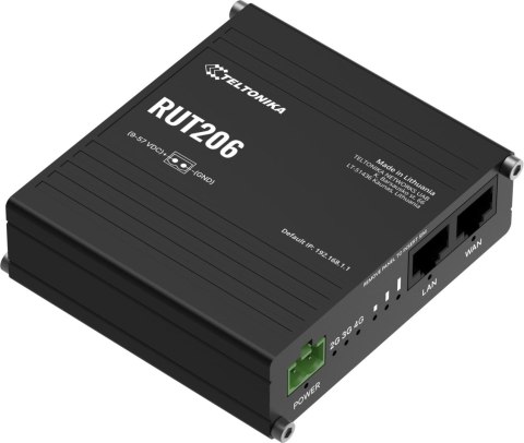 Teltonika RUT206 router przemysłowy 4G / LTE (RUT206010000) Teltonika RUT206 router przemysłowy 4G / LTE (RUT206010000)