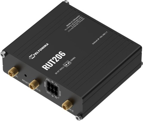 Teltonika RUT206 router przemysłowy 4G / LTE (RUT206010000) Teltonika RUT206 router przemysłowy 4G / LTE (RUT206010000)