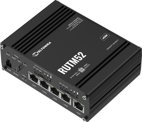 Teltonika RUTM52 router przemysłowy 5G (RUTM52100000) Teltonika RUTM52 router przemysłowy 5G (RUTM52100000)
