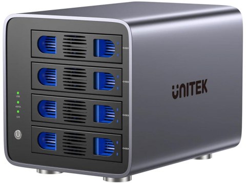 Unitek Obudowa RAID do dysku SATA 2.5''/3.5'' 8 trybów 80TB USB-C Unitek Obudowa RAID do dysku SATA 2.5''/3.5'' 8 trybów 80TB USB-C