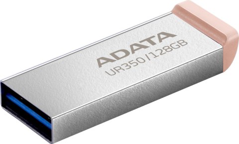 Adata Pendrive UR350 128GB USB3.2 Gen1 Metal brązowy Adata Pendrive UR350 128GB USB3.2 Gen1 Metal brązowy