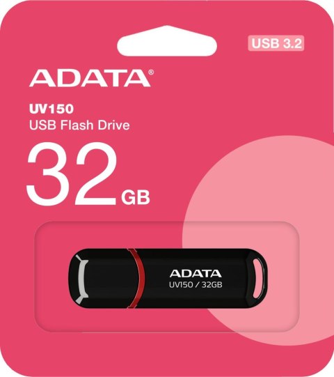 Adata Pendrive UV150 32GB USB3.2 czarny Adata Pendrive UV150 32GB USB3.2 czarny