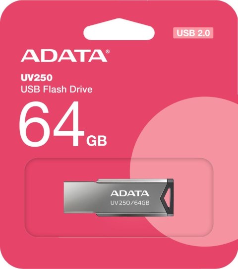 Adata Pendrive UV250 64GB USB2.0 Metal Adata Pendrive UV250 64GB USB2.0 Metal