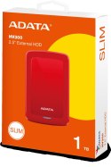 DYSK ZEWNĘTRZNY ADATA DashDrive HV300 1TB 2.5 USB3.1 Czerwony
