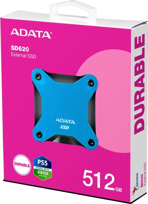 Dysk Zewnętrzny SSD Adata SD620 512GB niebieski Dysk Zewnętrzny SSD Adata SD620 512GB niebieski