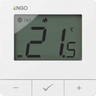 ENGO Controls E25-BATW - Internetowy, natynkowy regulator temp.