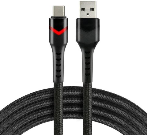 KABEL USB / USB-C RGB LED everActive CBB-1CBR 100cm 3A KABEL USB / USB-C RGB LED everActive CBB-1CBR 100cm 3A