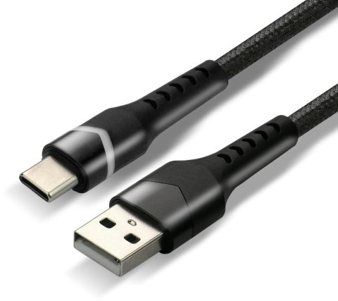 KABEL USB / USB-C RGB LED everActive CBB-1CBR 100cm 3A KABEL USB / USB-C RGB LED everActive CBB-1CBR 100cm 3A