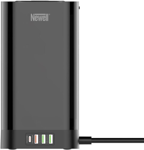 Stacja zasilająca Newell GaN Power Cube 8w1 z ładowarką indukcyjną Stacja zasilająca Newell GaN Power Cube 8w1 z ładowarką indukcyjną