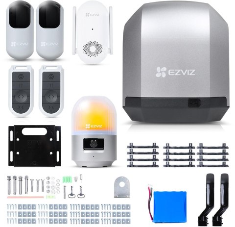 Zestaw Ezviz HG2 600 PRO do 600kg bram przesuwnych z kamerą H3C 2K+ Zestaw Ezviz HG2 600 PRO do 600kg bram przesuwnych z kamerą H3C 2K+