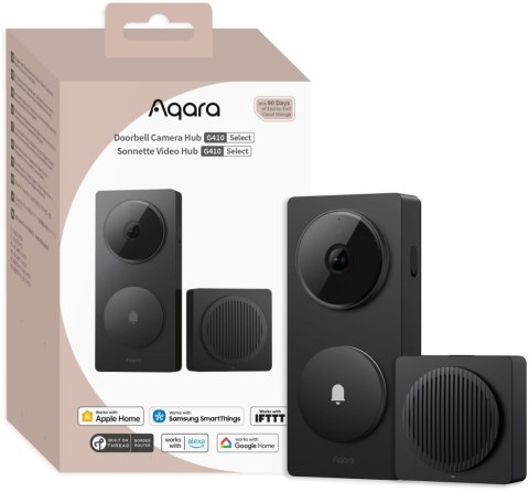 Aqara Doorbell Camera Hub G410 Select Czarny CH-C09D Aqara Doorbell Camera Hub G410 Select Czarny CH-C09D