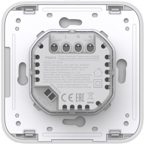 Aqara Floor Heating Thermostat W500 Termostat do ogrzewania podłogowego UT-A01D Aqara Floor Heating Thermostat W500 Termostat do ogrzewania podłogowego UT-A01D