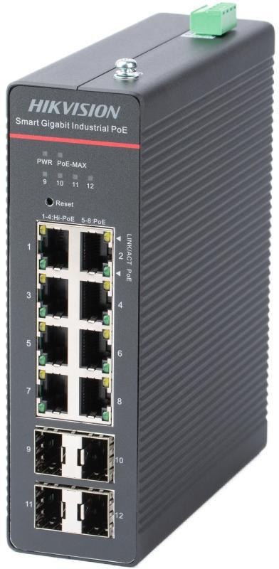 Hikvision DS-3T1512HP-SI-8P4F/No Power unit Hikvision DS-3T1512HP-SI-8P4F/No Power unit