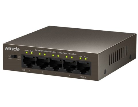 SWITCH POE TENDA TEF1105P-4-63W SWITCH POE TENDA TEF1105P-4-63W