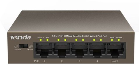 SWITCH POE TENDA TEF1105P-4-63W SWITCH POE TENDA TEF1105P-4-63W
