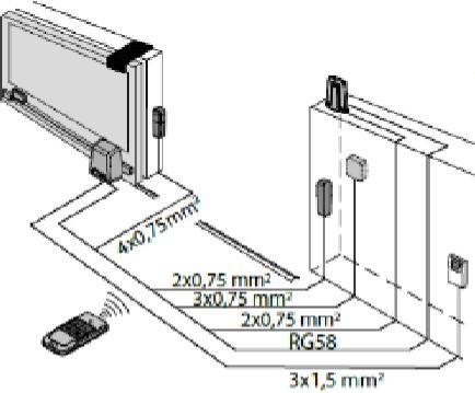 Zestaw BFT DEIMOS ULTRA BT B600 EE KIT do 600kg bram przesuwnych Zestaw BFT DEIMOS ULTRA BT B600 EE KIT do 600kg bram przesuwnych