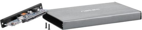 Zewnętrzna obudowa dysku Natec Rhino GO SATA 2.5cala USB 3.0 Szary Zewnętrzna obudowa dysku Natec Rhino GO SATA 2.5cala USB 3.0 Szary