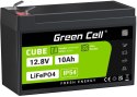 AKUMULATOR LITOWO-ŻELAZOWO-FOSFORANOWY LiFePO4 Green Cell Cube 12.8V 10Ah LFPGC12V10AH AKUMULATOR LITOWO-ŻELAZOWO-FOSFORANOWY LiFePO4 Green Cell Cube 12.8V 10Ah LFPGC12V10AH