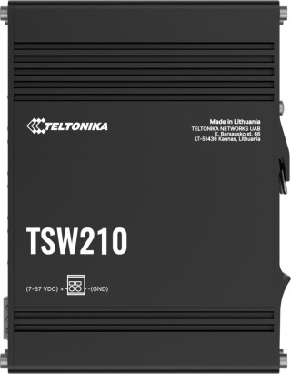 Teltonika TSW210 switch przemysłowy 8xGE 2xSFP PoE+ (TSW210000010) DIN