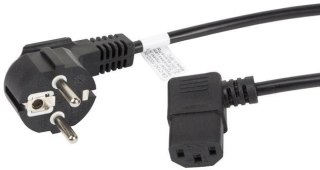 KABEL ZASILAJĄCY CEE 7/7 IEC 320 C13 1.8M KĄTOWY VDE Lanberg