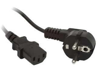 KABEL ZASILAJĄCY CEE 7/7 IEC 320 C13 1.8M WTYCZKA KĄTOWA Lanberg