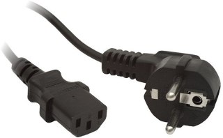 KABEL ZASILAJĄCY CEE 7/7 IEC 320 C13 1.8M WTYCZKA KĄTOWA Lanberg
