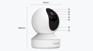 Kamera IP Reolink E Series E330 Biała 5MP Wi-Fi