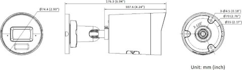 Kamera IP Hikvision DS-2CD2043G2-LIZ2UY(2.8/4mm)/BLACK