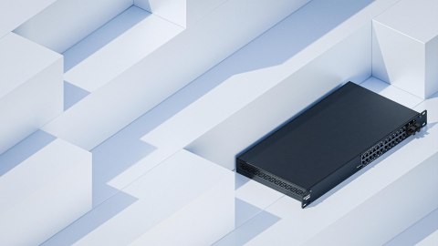 Teltonika SWM280 switch przemysłowy 24xGE 4xSFP 12xPoE+(SWM280000200)