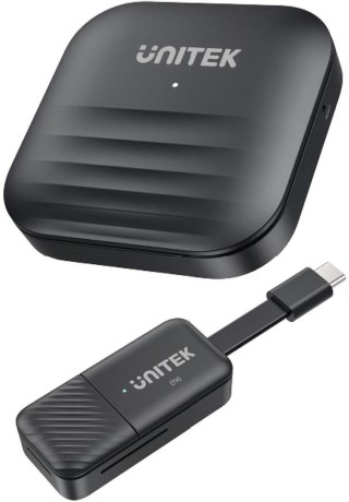 Unitek Bezprzewodowy nadajnik i odbiornik HDMI zasięg do 50m, czarny