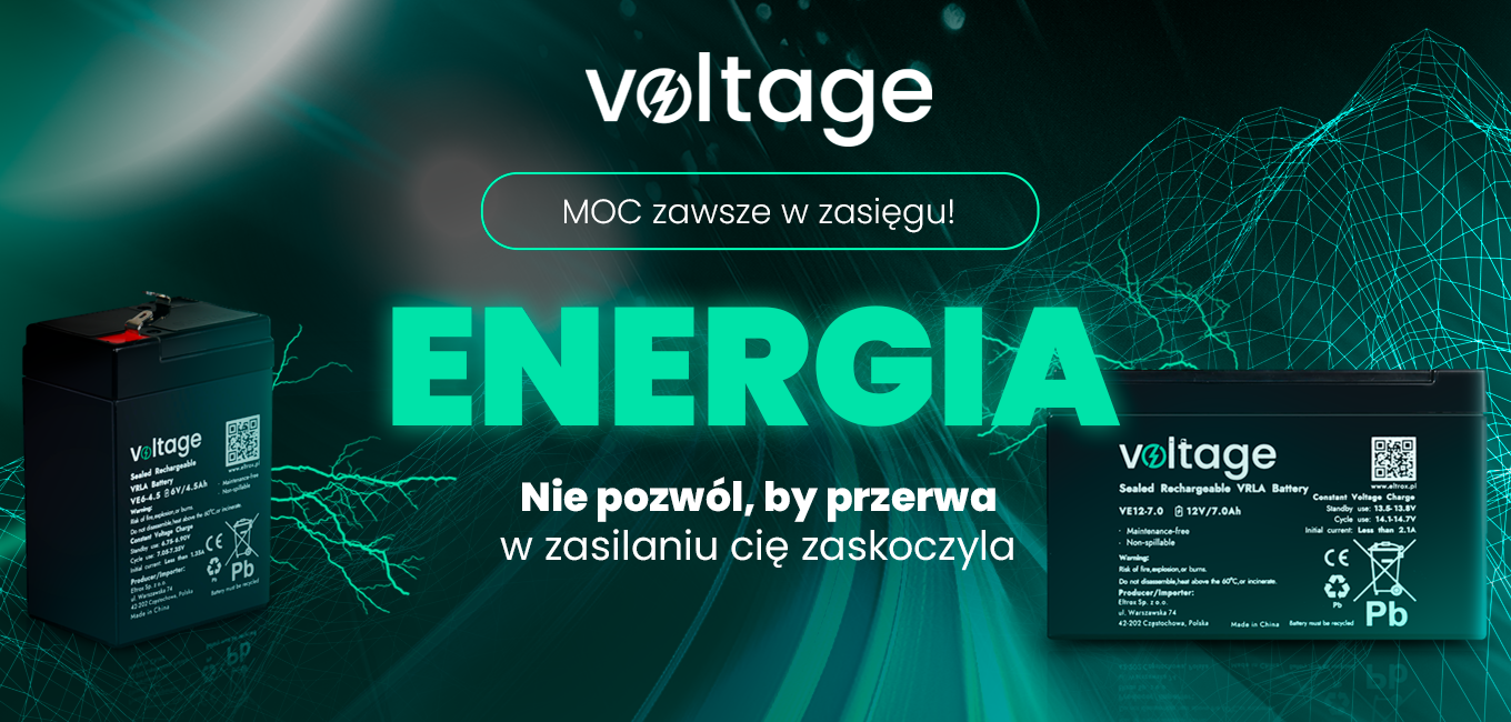 Akumulatory Voltage do monitoringu i UPS: jak dobrać 12V, żeby nie było rozczarowania