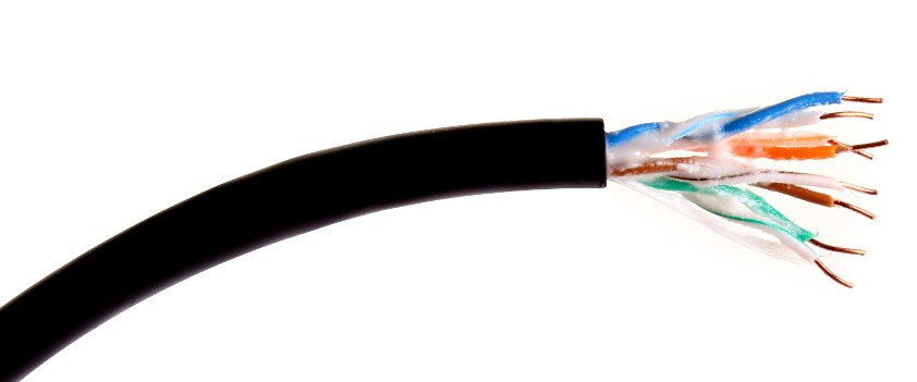 Kabel teleinformatyczny GETFORT KAT.5E U/UTP UV Żelowany - 500m