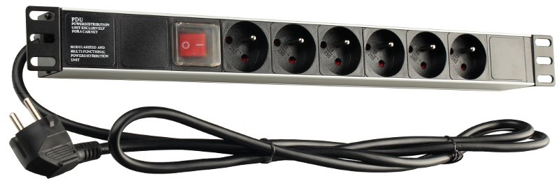 LISTWA ZASILAJĄCA LGF-06-Z 6 GNIAZD