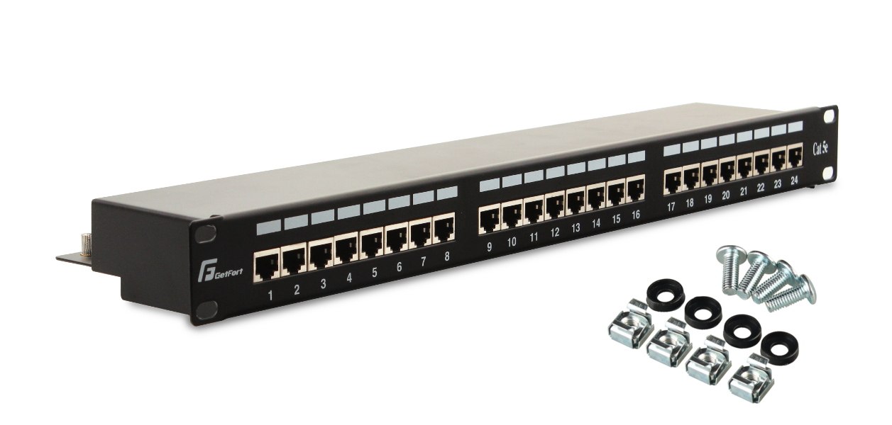 PATCH PANEL FTP CAT.5E 24 PORT PGF-5EFTP24-B6 GETFORT