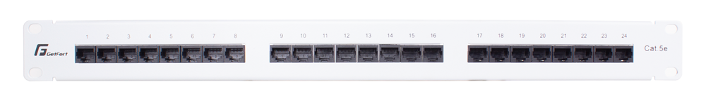 PATCH PANEL UTP CAT.5E 24 PORTY PGF-5EUTP24-B5-G GETFORT