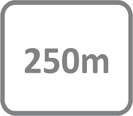 ZASIĘ TRANSMISJI - do 250m: